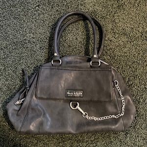 Nicole Miller grey purse
